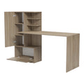 Birou Felanbo cu biblioteca, Sonoma, 160x60x125 cm, detaliu produs