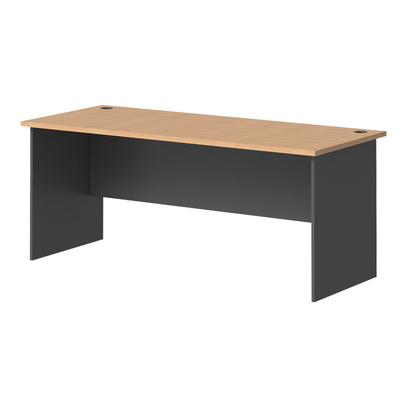 Birou Fesialo, 180x75x75 cm - Natural-Antracit
