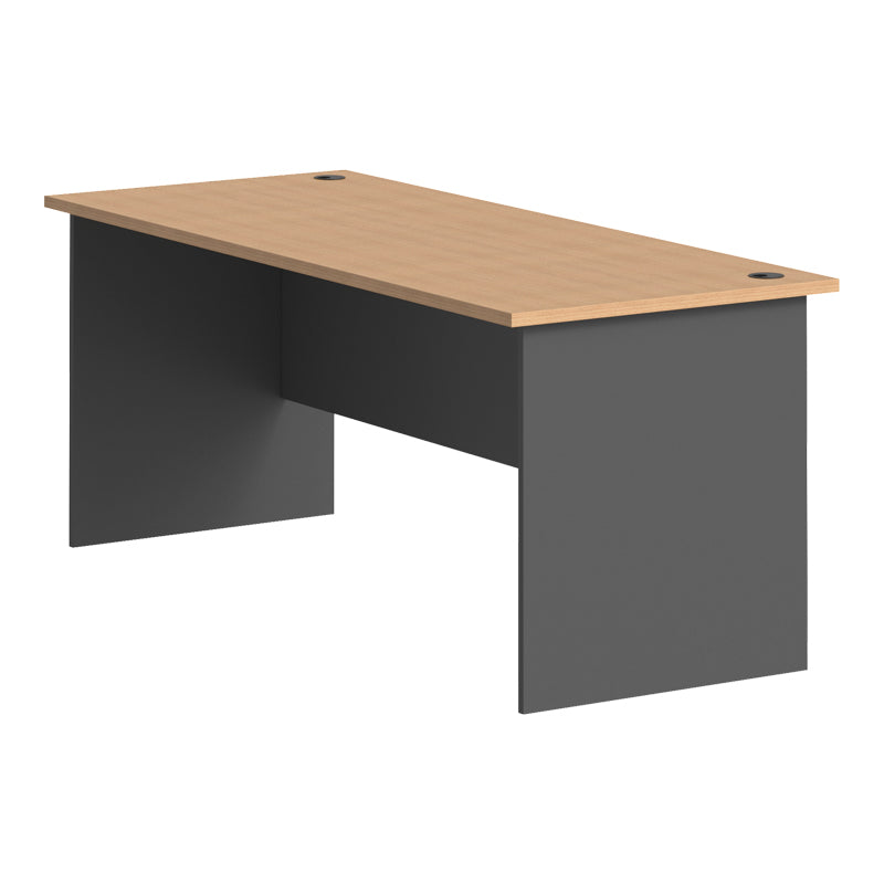 Birou Fesialo, 180x75x75 cm - Natural-Antracit