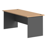 Birou Fesialo, 180x75x75 cm - Natural-Antracit
