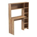 Birou Janson cu biblioteca, Stejar, 113x40x141 cm, imagine suplimentara