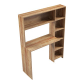Birou Janson cu biblioteca, Stejar, 113x40x141 cm, perspectiva suplimentara