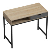 Birou Kama, Gri Sonoma, 95x48x76 cm, perspectiva suplimentara