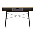 Birou Komo, Gri Sonoma, 120x48x76 cm, imagine suplimentara