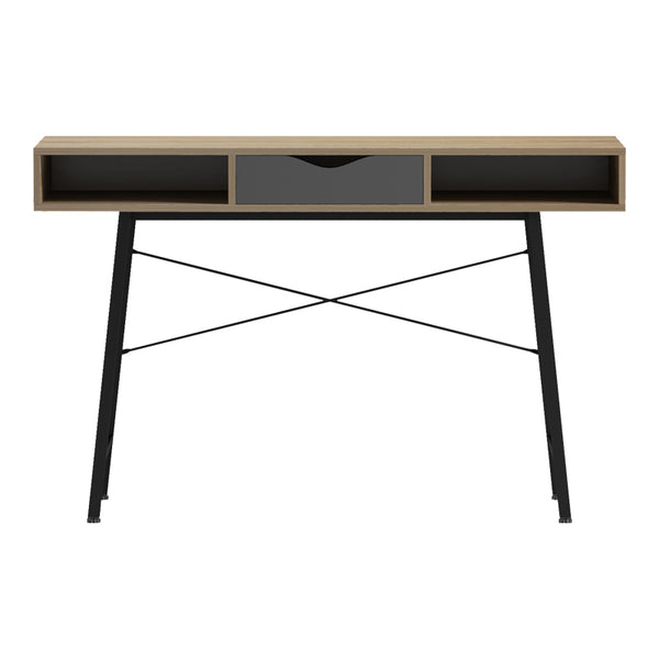 Birou Komo, Gri Sonoma, 120x48x76 cm