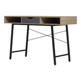 Birou Komo, Gri Sonoma, 120x48x76 cm