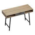 Birou Komo, Gri Sonoma, 120x48x76 cm, perspectiva suplimentara