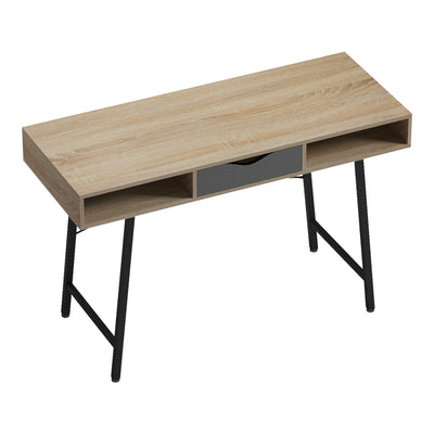 Birou Komo, Gri Sonoma, 120x48x76 cm, perspectiva suplimentara