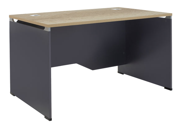 Birou manager Lotus, stejar-Gri inchis, 120x80x75 cm