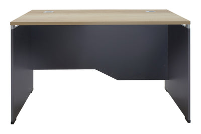 Birou manager Lotus, stejar-Gri inchis, 120x80x75 cm, detaliu produs