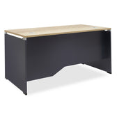 Birou manager Lotus, Stejar - Gri inchis, 150x80x75cm