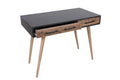Birou Milano cu 2 sertare, Stejar Gri, 105 x 79 x 55 cm