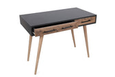 Birou Milano cu 2 sertare, Stejar Gri, 105 x 79 x 55 cm