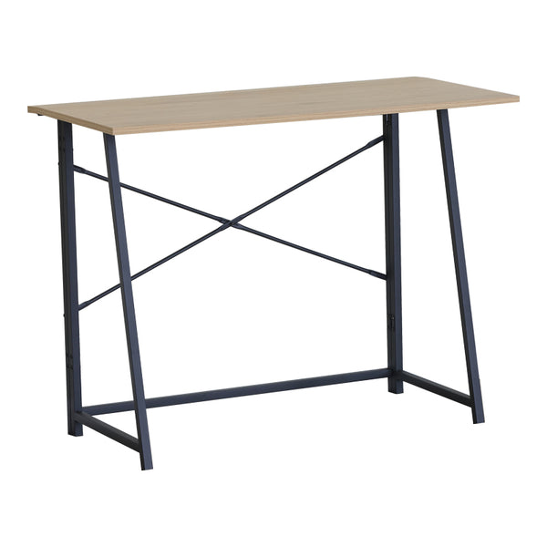 Birou pliabil Siklo, Stejar-Negru, 100x46x76 cm