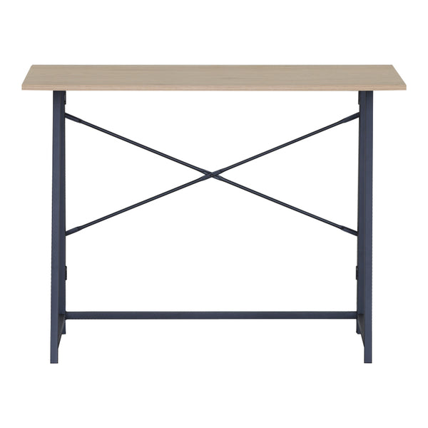 Birou pliabil Siklo, Stejar-Negru, 100x46x76 cm