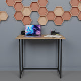 Birou pliabil Thox stejar-metal, negru, 80x50x72 cm