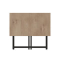 Birou pliabil Thox stejar-metal, negru, 80x50x72 cm, detaliu produs