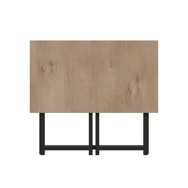 Birou pliabil Thox stejar-metal, negru, 80x50x72 cm
