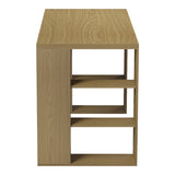 Birou Praga, 140x60x75 cm - Nuc deschis