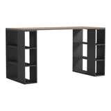 Birou Praga, 140x60x75 cm - Sonoma-Antracit