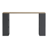 Birou Praga, 140x60x75 cm - Sonoma-Antracit