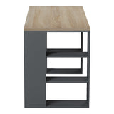 Birou Praga, 140x60x75 cm - Sonoma-Antracit