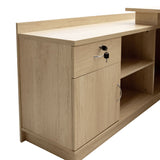 Birou profesional Amazon colt stanga, Sonoma, 180x160x76 cm