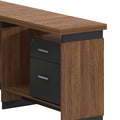 Birou reversibil Oscar, nuc- gri, 180x170x76 cm, detaliu produs