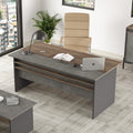 Birou Sartoria Lung,Gri Maro, 180 x 75 x 90 cm