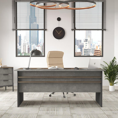 Birou Sartoria Lung ,Gri  Maro, 180 x 75 x 90 cm