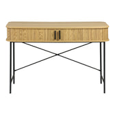 Birou Scandi, /metal, Natural, 120x60x76 cm, imagine suplimentara