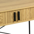 Birou Scandi, /metal, Natural, 120x60x76 cm, perspectiva suplimentara