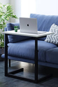 Birou Adore Laptop Reglabil, Alb, 40x60x43-73 cm