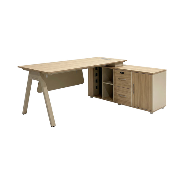 Birou Stark, Stejar-Bej, 160x80x75 cm