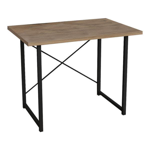 Birou Ustando, Stejar - Antracit, 90x60x72 cm