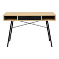 Birou Yamin, Stejar, 120x48x76 cm, perspectiva suplimentara