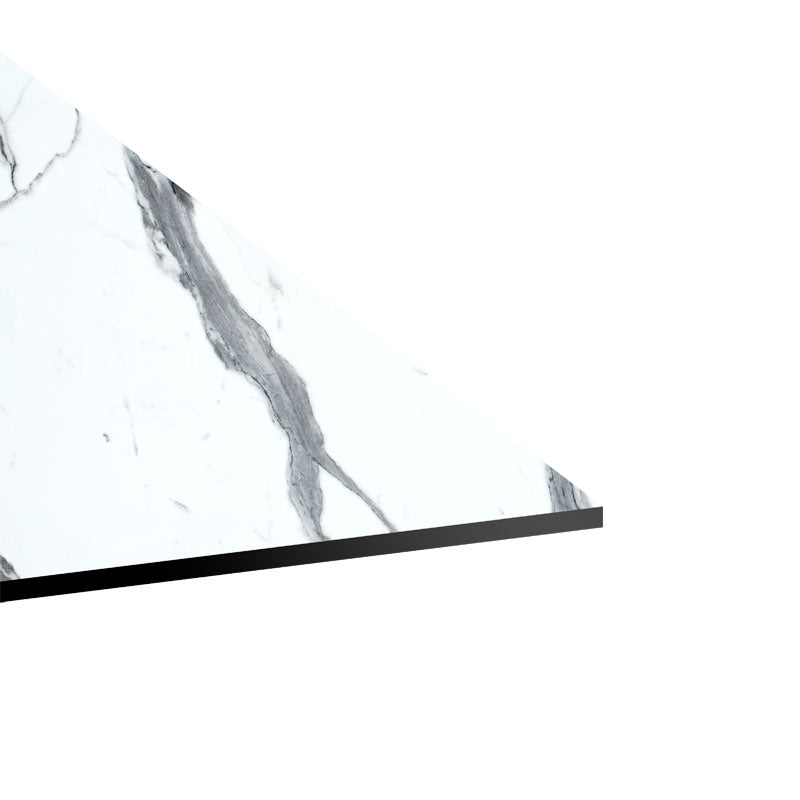 Blat de masa Melody, Marmura Alba, 12mm, 69x120 cm