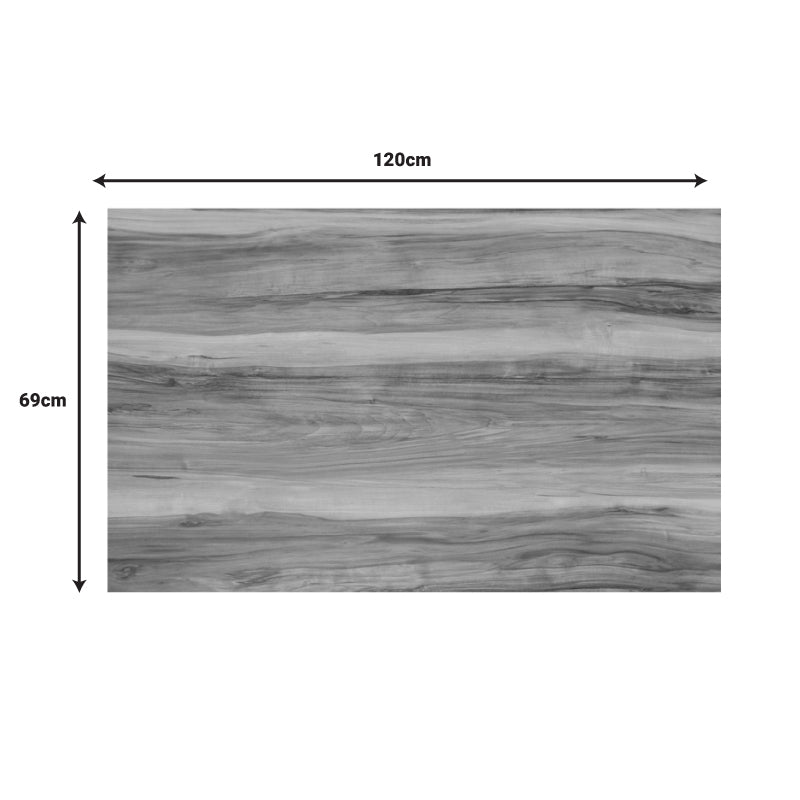 Blat de masa Noble, Nuc, 12 mm, 69x120 cm