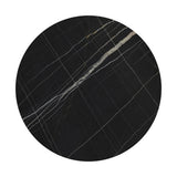 Blat de masă Relian cu neagră, D69cm, grosime 12mm, 69x69 cm