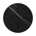 Blat de masă Relian cu neagră, D69cm, grosime 12mm, 69x69x1 cm, detaliu produs