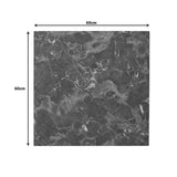 Blat de masa Verhia, Gri inchis, 12 mm, 60x60 cm