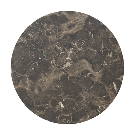 Blat de Masa Verhia Gri inchis D69cm grosime 12mm, 69x69 cm