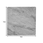 Blat masa Dirgo, Gri deschis, 70x70x1 cm, detaliu produs