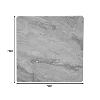 Blat masa Dirgo, Gri deschis, 70x70x1 cm, detaliu produs