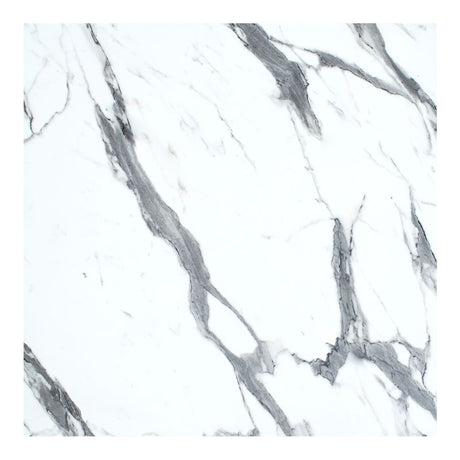 Blat masa Melody, marmura alba grosime 12mm, 70x70 cm