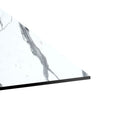 Blat masa Melody, marmura alba grosime 12mm, 70x70 cm, perspectiva suplimentara