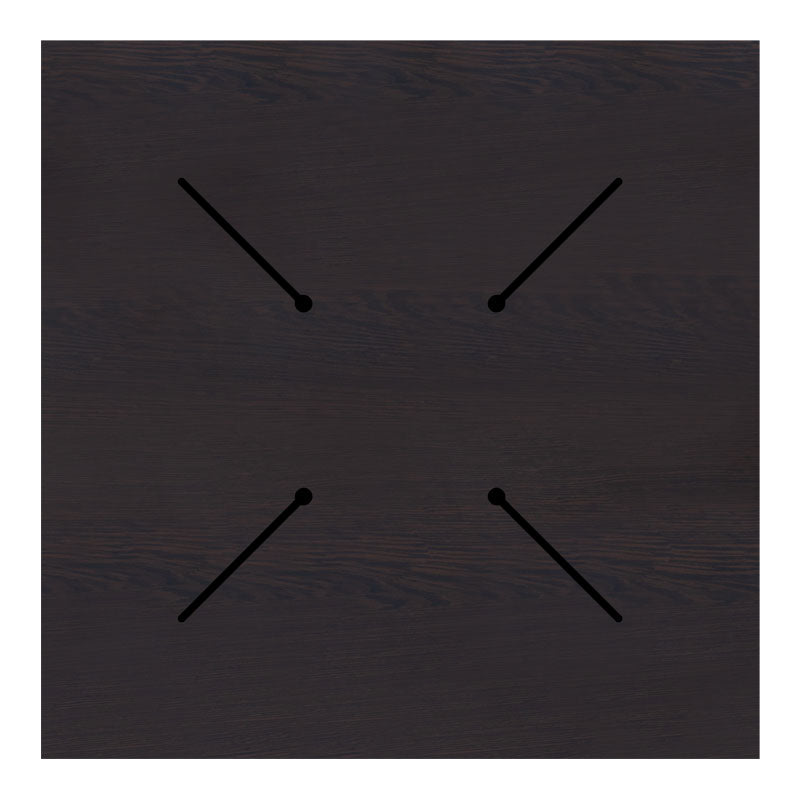 Blat Portico, Wenge, 69x69 cm