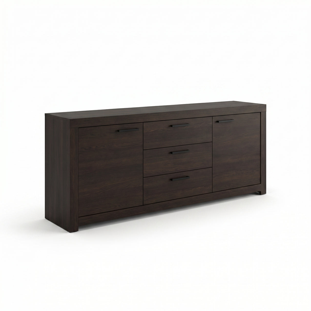 Bufet cu funcție de depozitare Doha, Wenge, 210x45x80 cm - Nuc