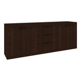 Bufet cu funcție de depozitare Doha, Wenge, 210x45x80 cm - Nuc