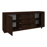 Bufet cu funcție de depozitare Doha, Wenge, 210x45x80 cm - Nuc